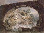 Joseph Mallord William Turner The bridge on the river Germany oil painting artist